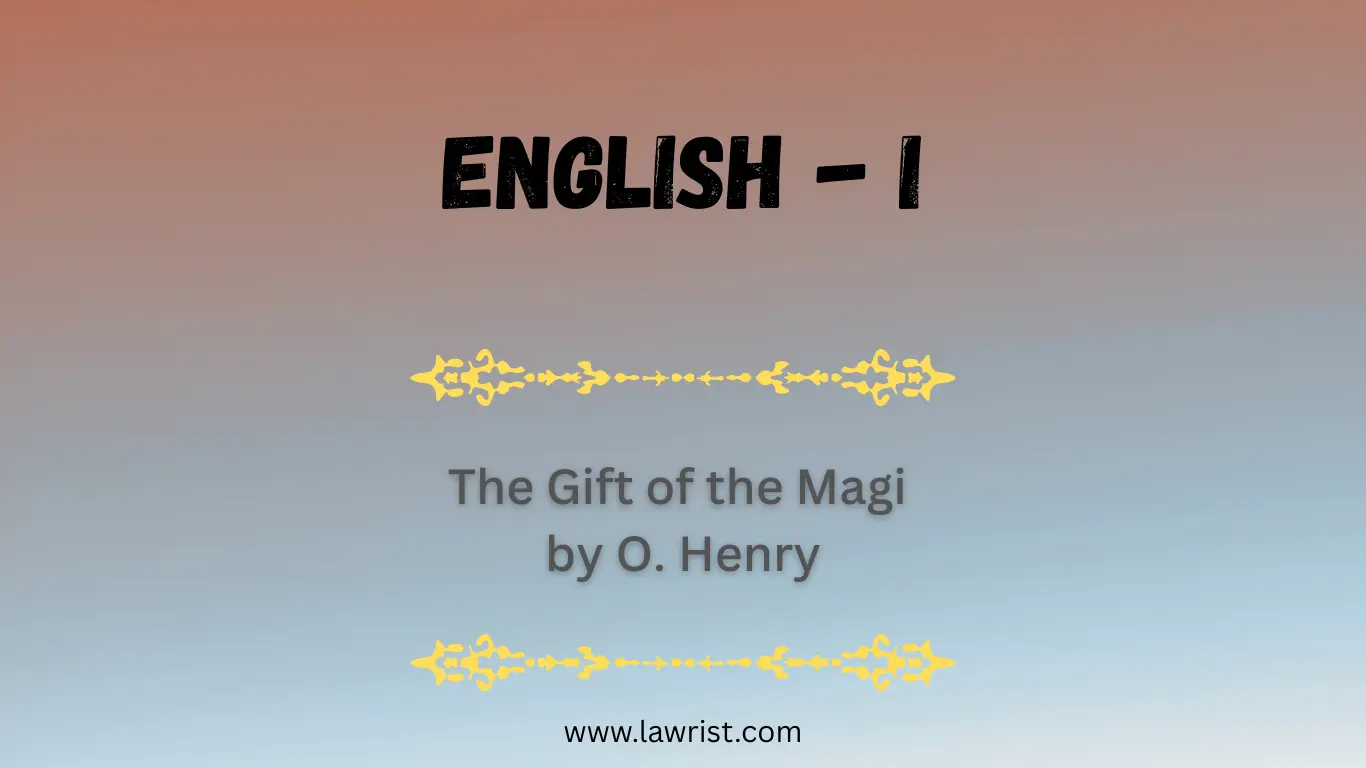 Short Story: The Gift of the Magi by O. Henry